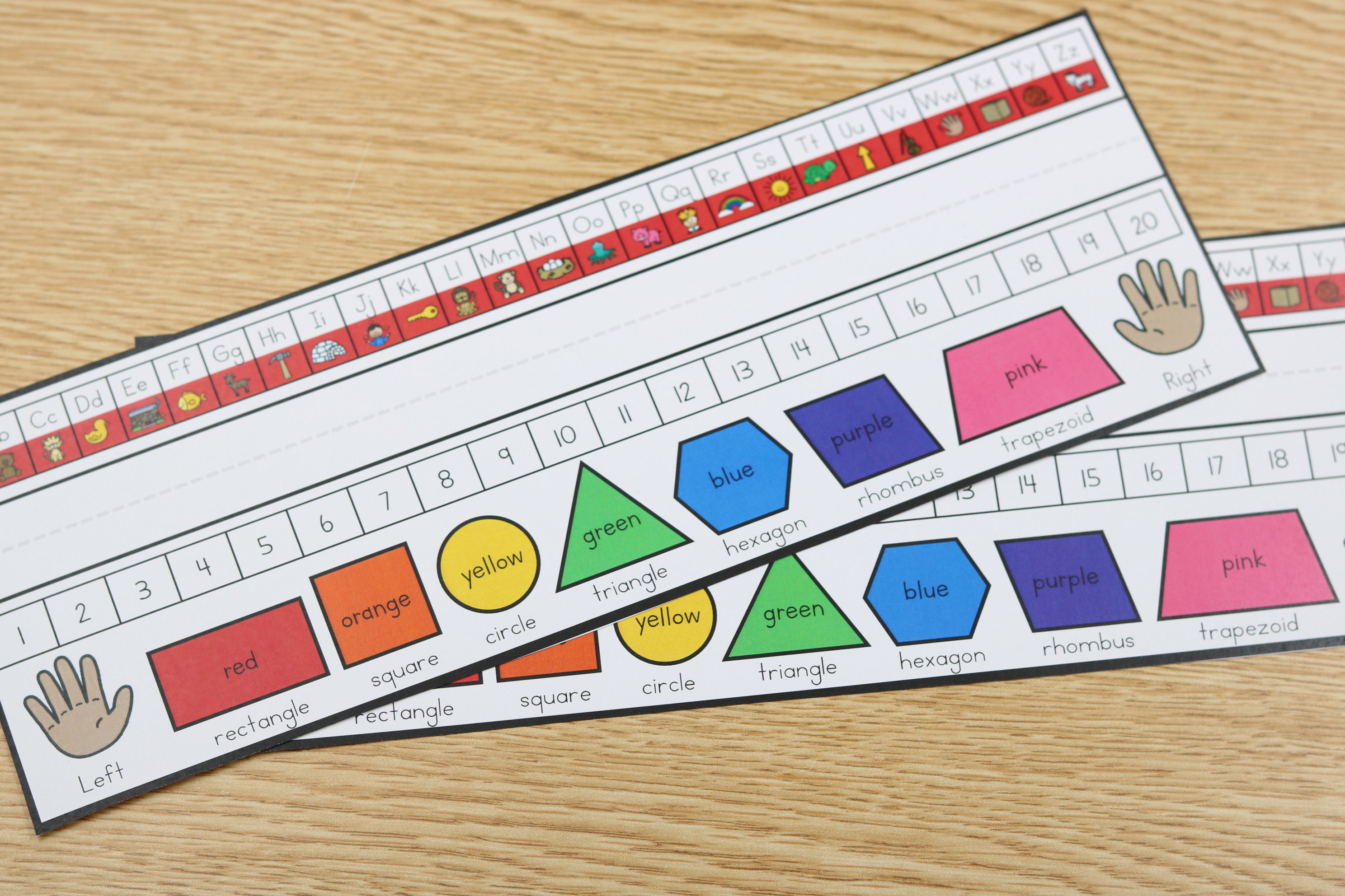back to school free kindergarten desk name tag with alphabet strip