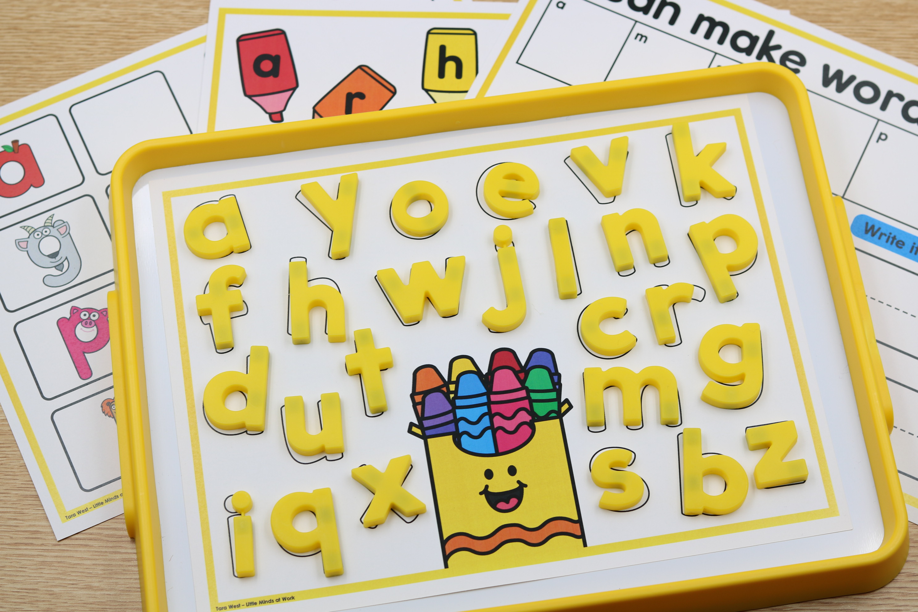 back to school free small group magnet mat working with letters and sounds