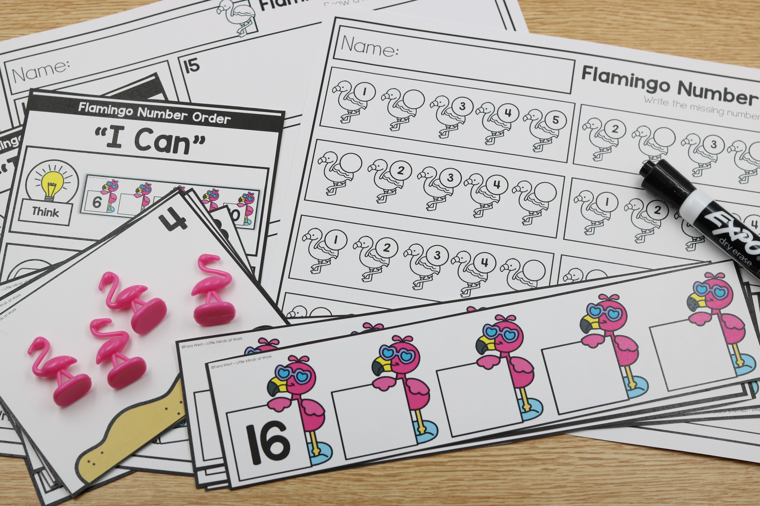 Free summer math center build it and missing numbers