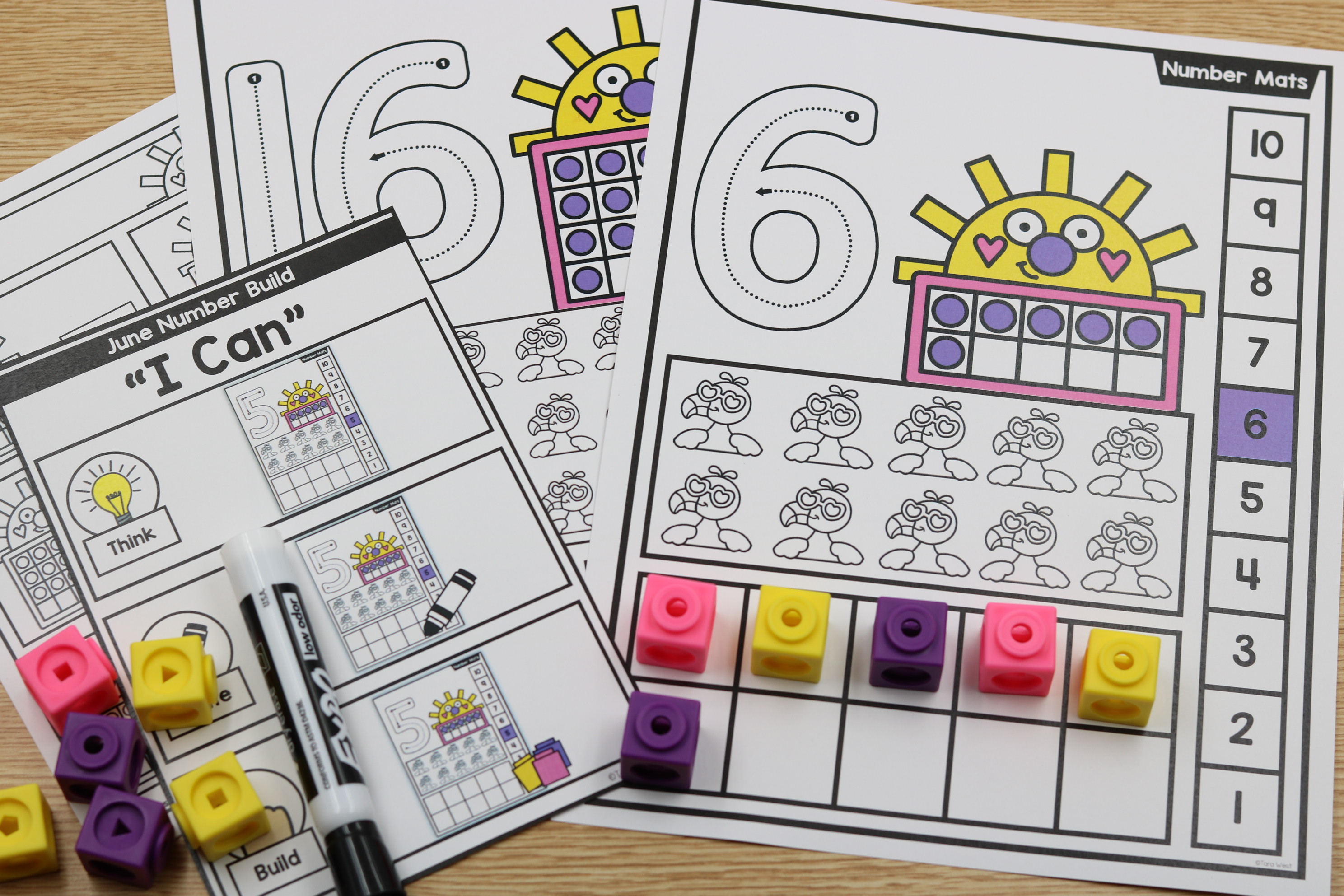 free summer math center build it