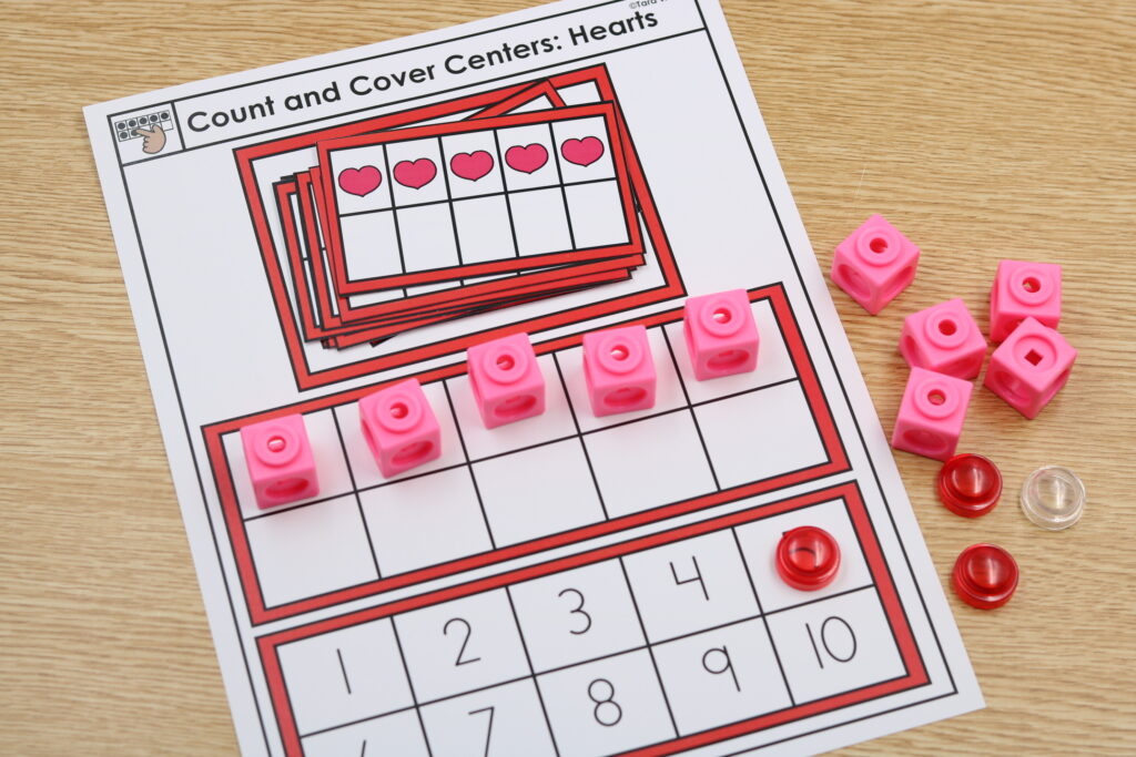 February heart count and cover free download for number sense practice