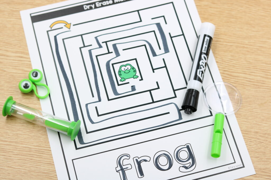 April Spring Phonics Mazes Free Download Word Matching