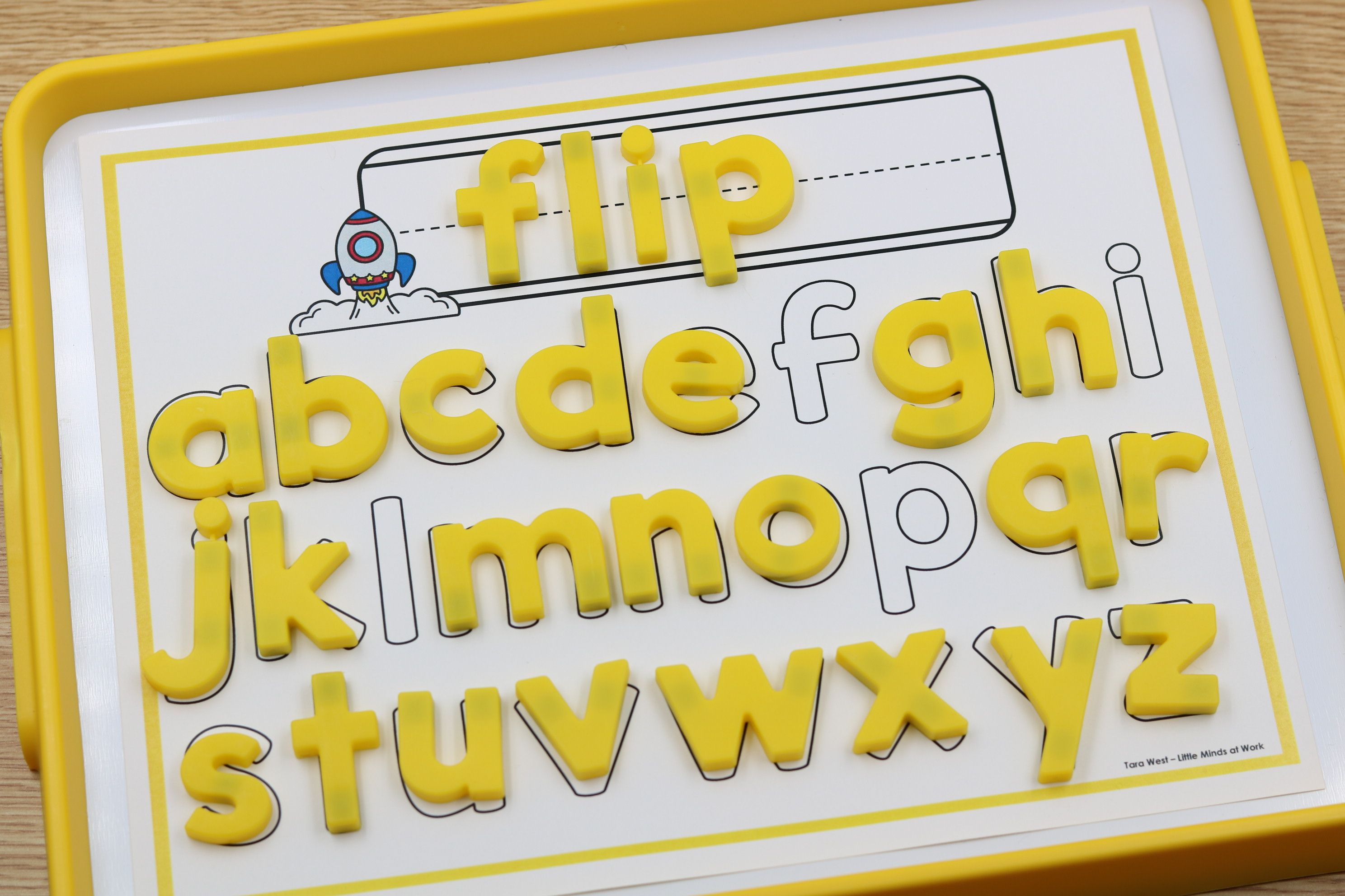 Free space magnet mats small groups hand2mind alphabet magnets