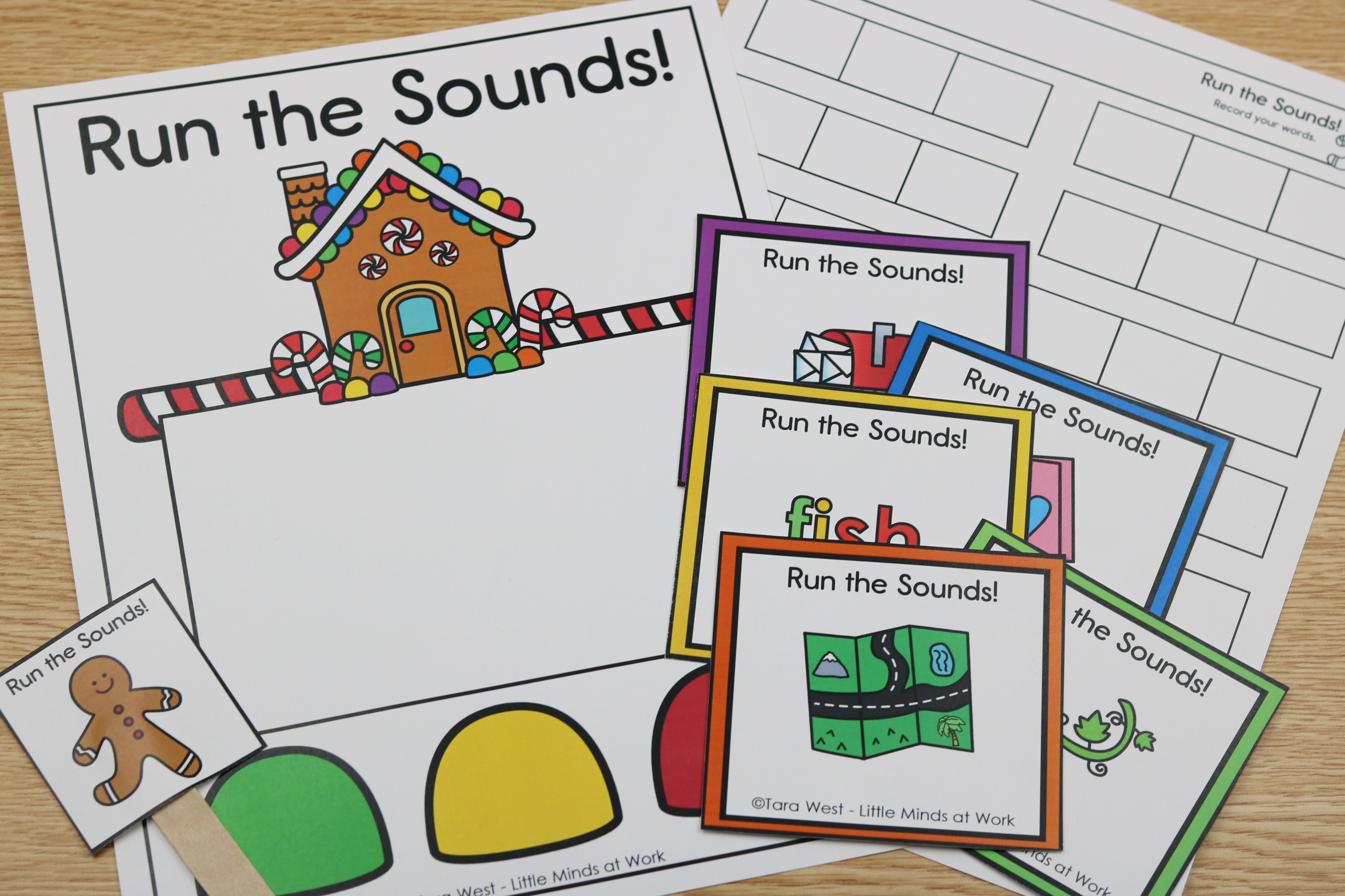 December gingerbread man phonics center free download