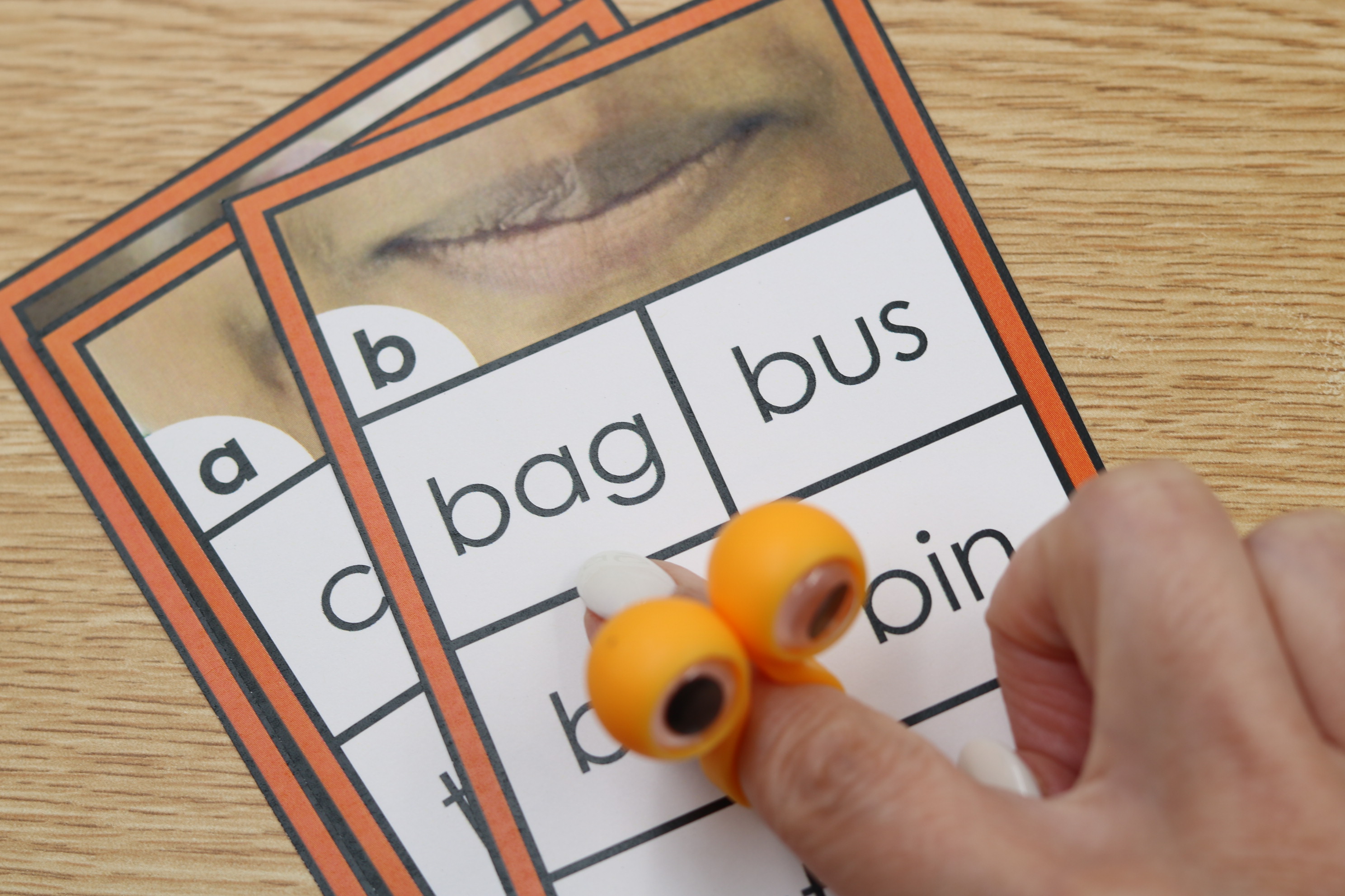 CVC mouth formation fluency strips free download for phonics practice