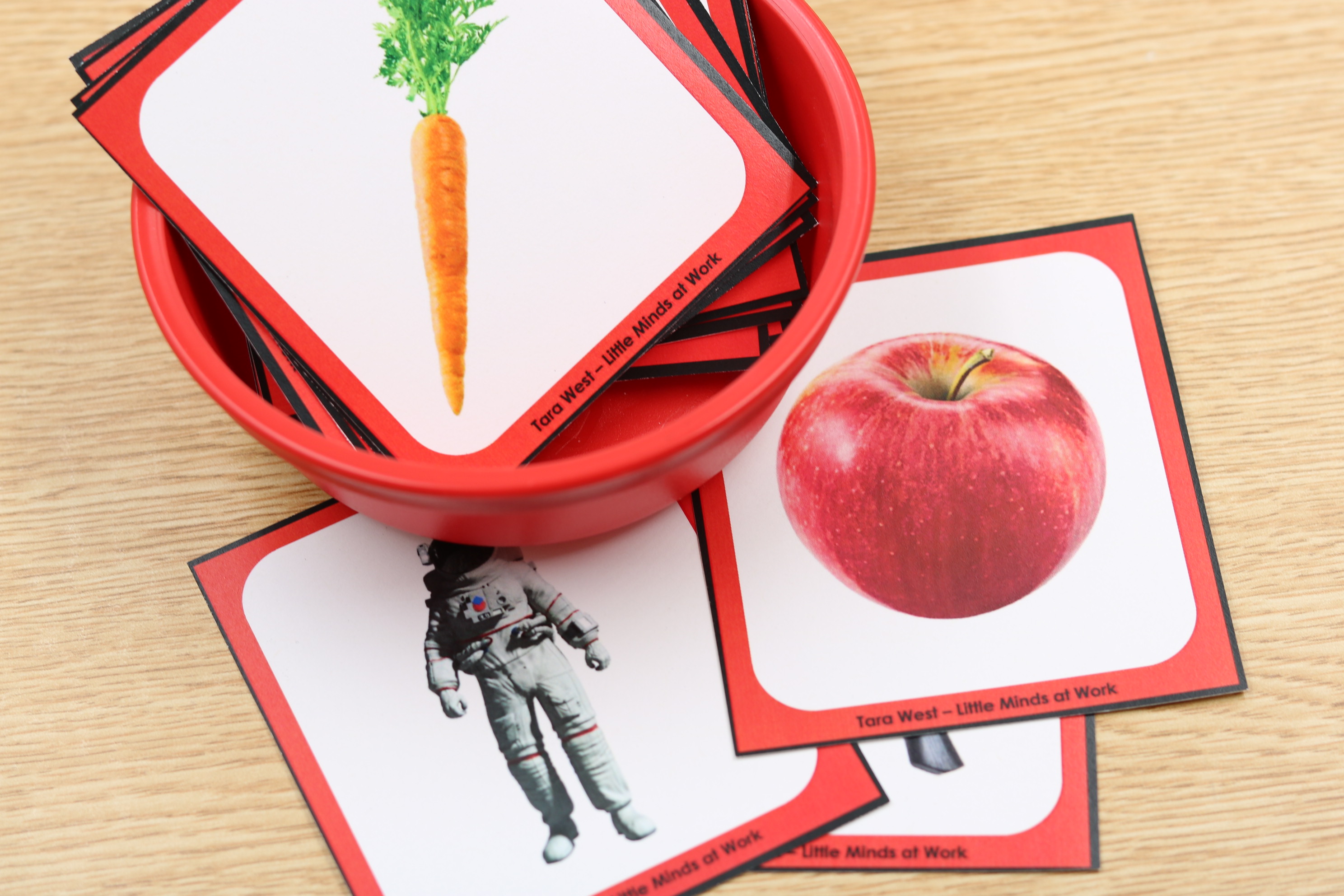 Alphabet Sound Sorting Cards – Realistic Photo Set