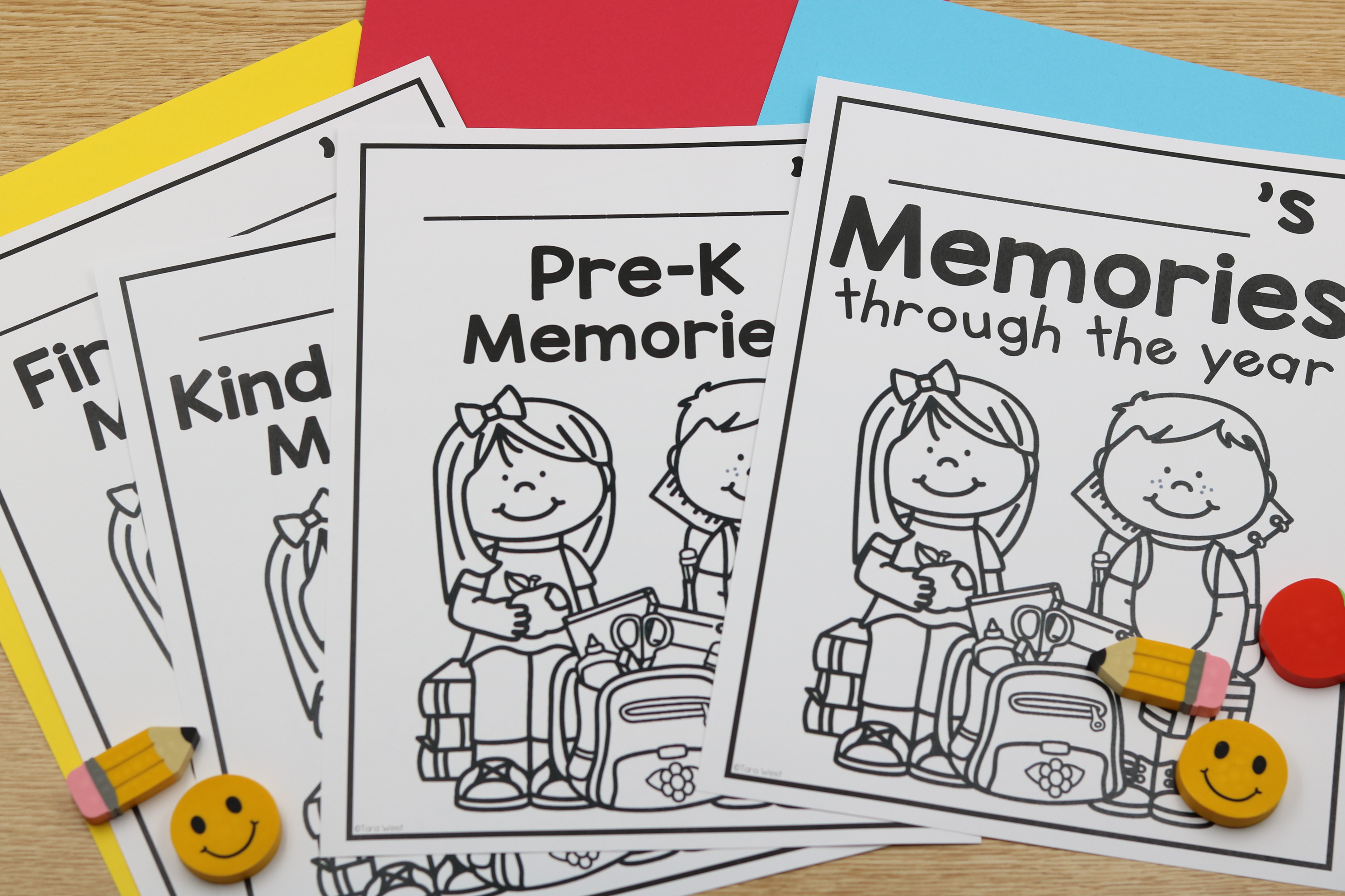 Pip the Pup free beginning of the year memory book for students