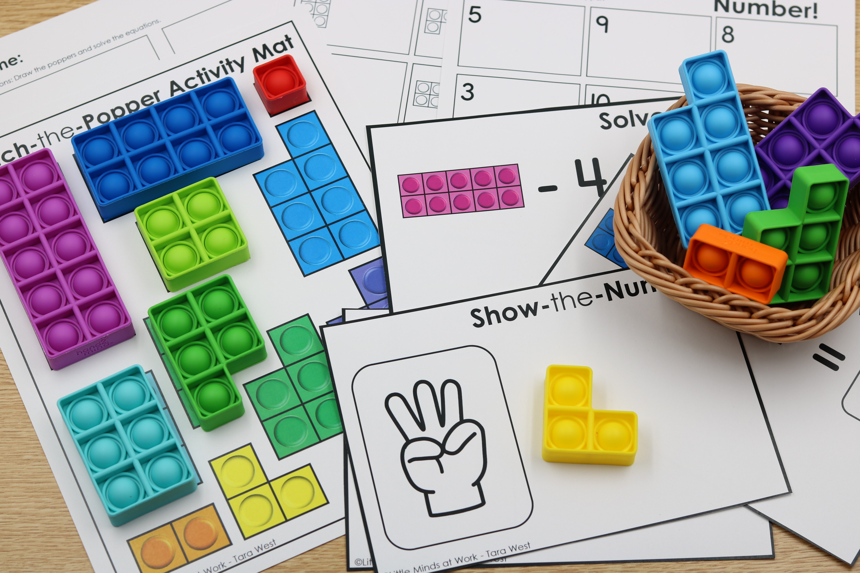 Popper activities free download with hand2mind sensory bubble poppers