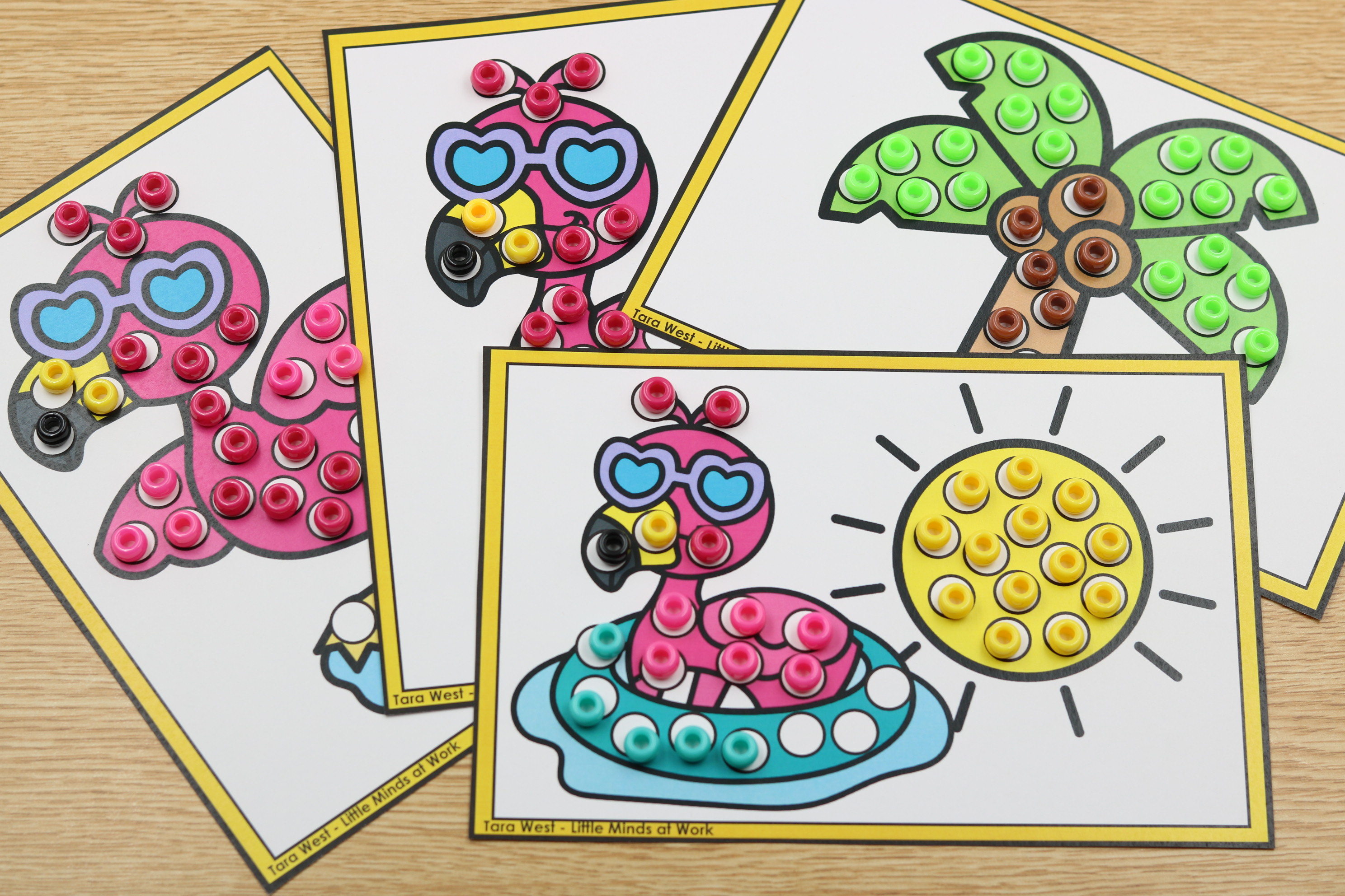 June flamingo summer pony bead builders free download