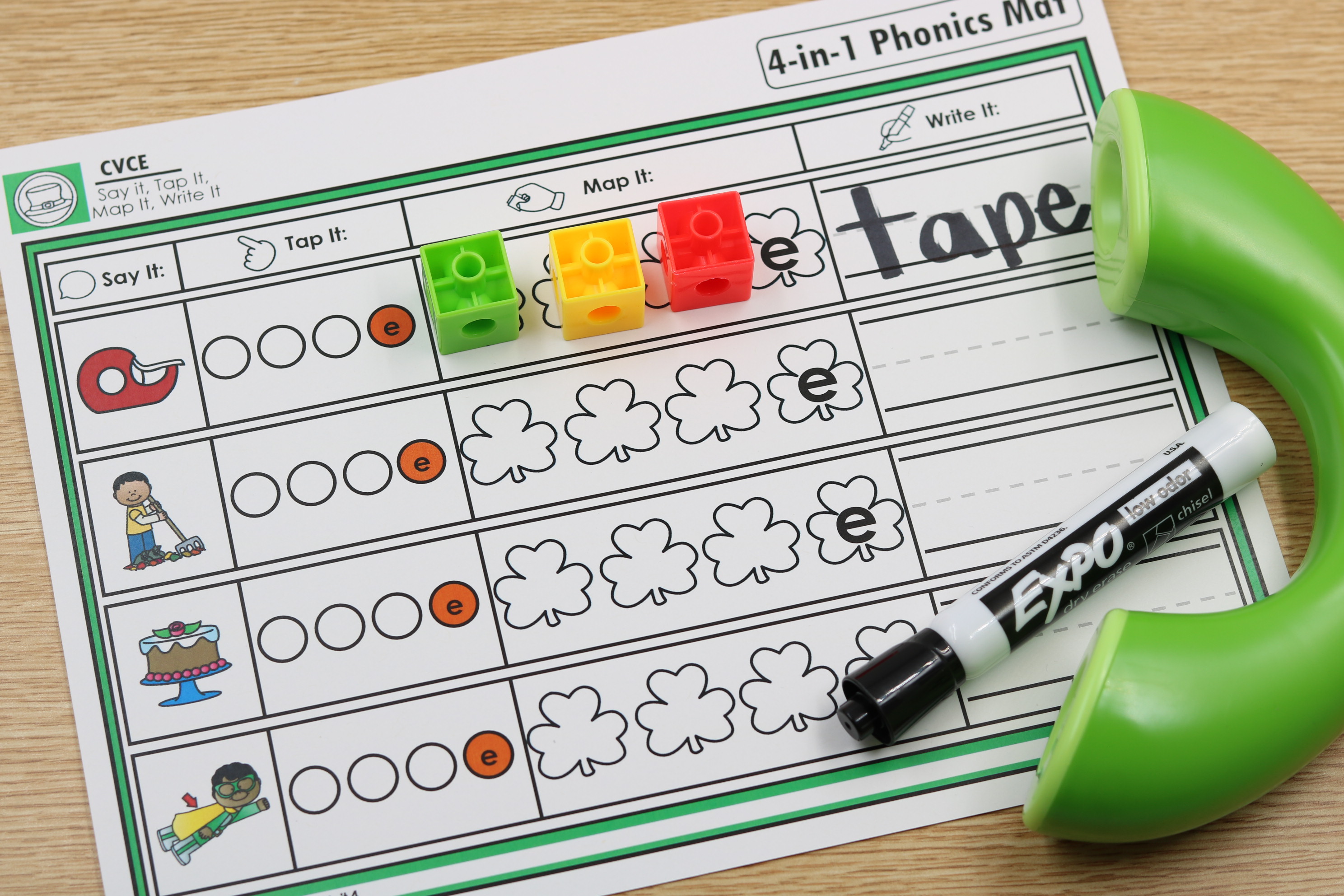 March CVCE words phonics practice free download