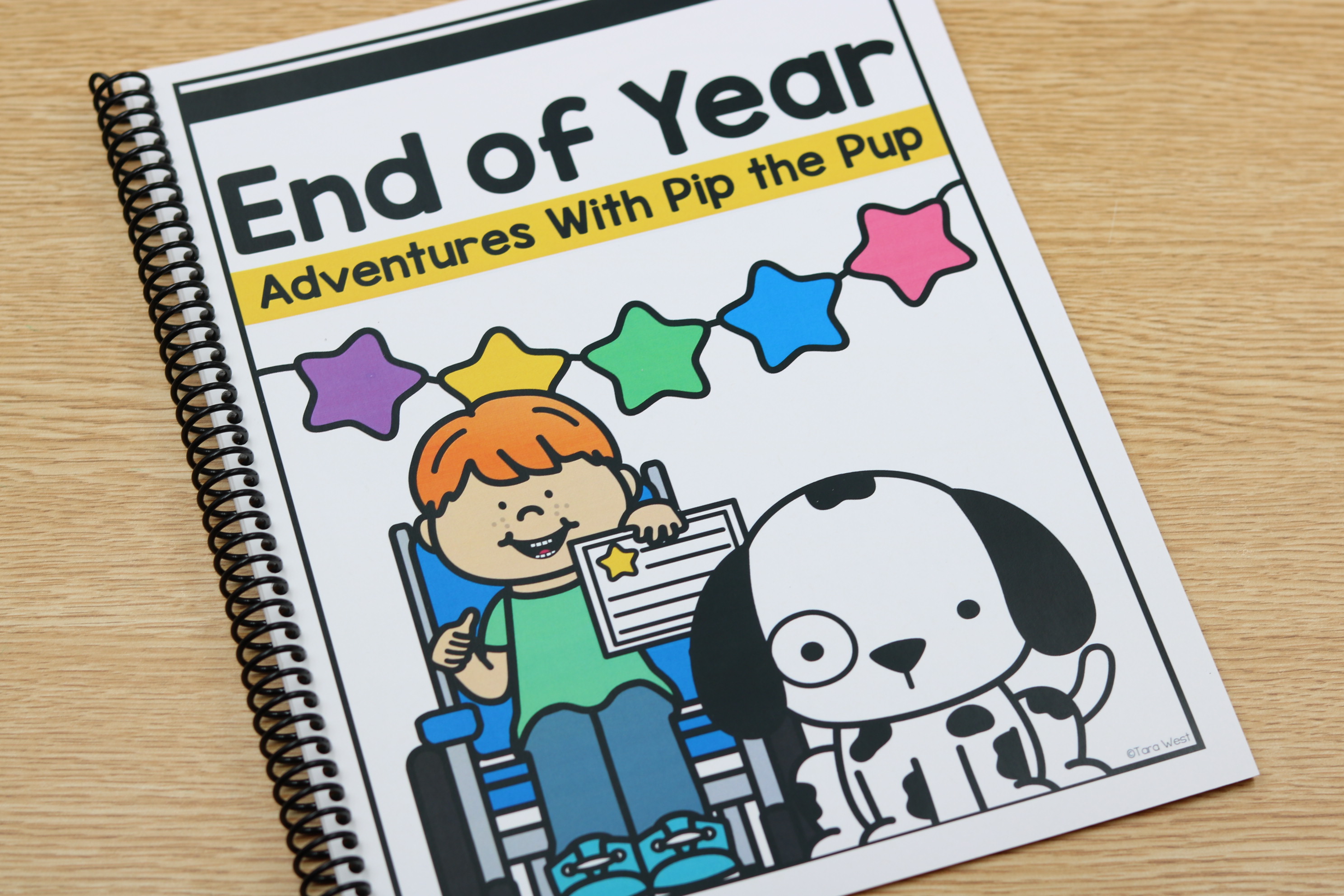 May end of year book freebie Pip the Pup decodable reader kindergarten